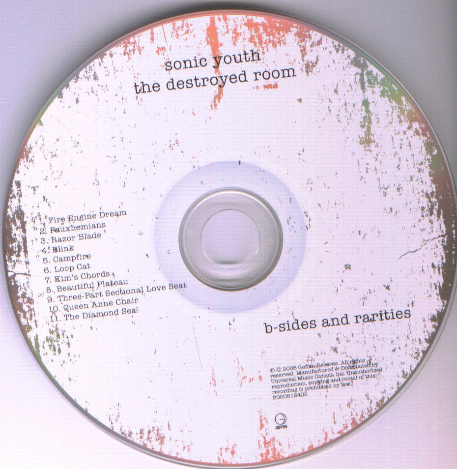 SONICYOUTH.COM DISCOGRAPHY - ALBUM: THE DESTROYED ROOM: B-SIDES 